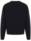 Fox Cotton Sweatshirt Black - MAISON KITSUNE - BALAAN 4