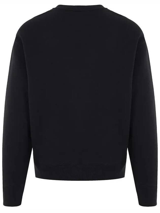 Fox Cotton Sweatshirt Black - MAISON KITSUNE - BALAAN 4