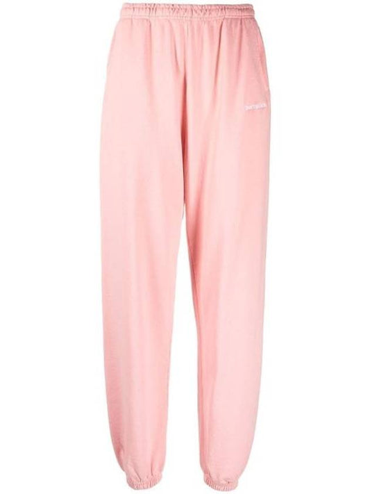 Casual Track Pants Rose White - SPORTY & RICH - BALAAN 1