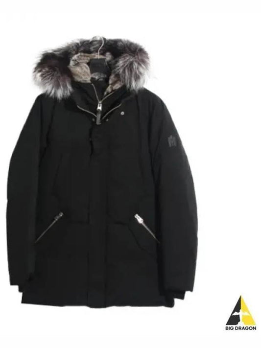 Mackage Men s Edward Silfur Fox Fur Black - MACKAGE - BALAAN 1