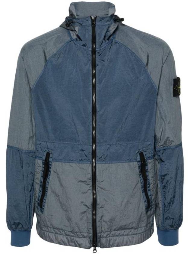 Nylon Metal Windbreaker Blue - STONE ISLAND - BALAAN 2