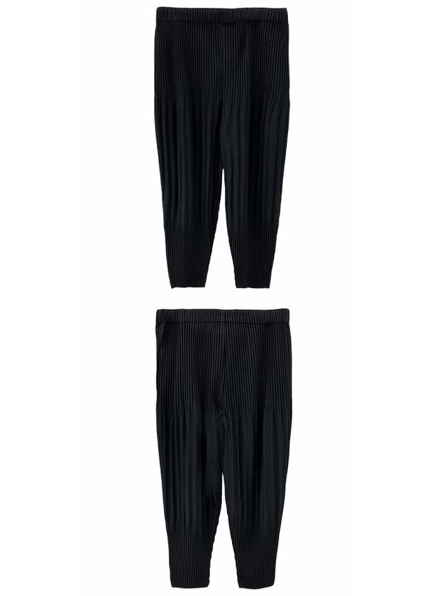 HP55 JF451 15 Pleated Tapered Pants Black Men s TEO - ISSEY MIYAKE - BALAAN 4