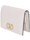 Women s V Logo Half Wallet Ivory 5W2P0R39 SNP I16 - VALENTINO - BALAAN 1