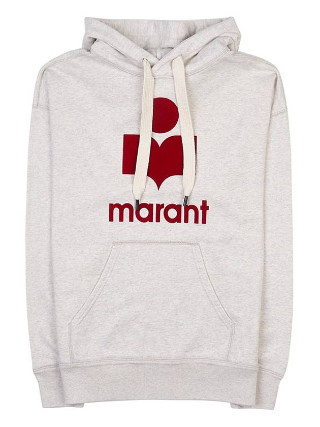 Mansel Logo Cotton Hoodie Ecru - ISABEL MARANT - BALAAN 11