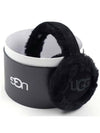 Sheepskin Embroidery Earmuff Black - UGG - BALAAN 5