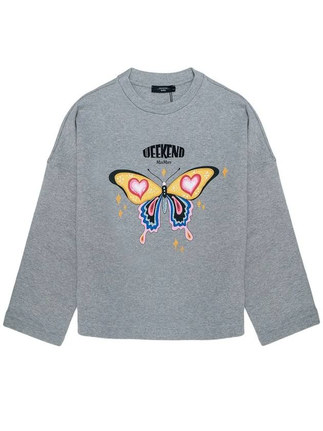 Temide Cotton Sweatshirt Grey - MAX MARA - BALAAN 3