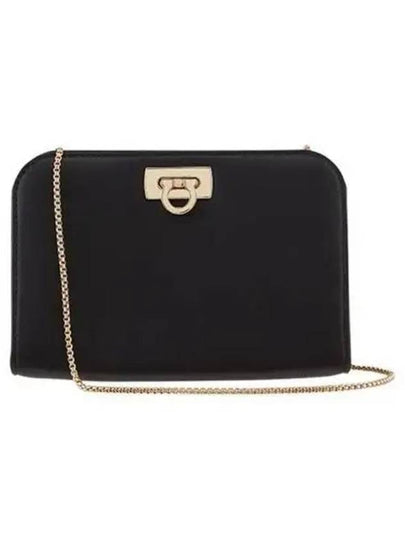 Diana Small Clutch Bag Black - SALVATORE FERRAGAMO - BALAAN 2