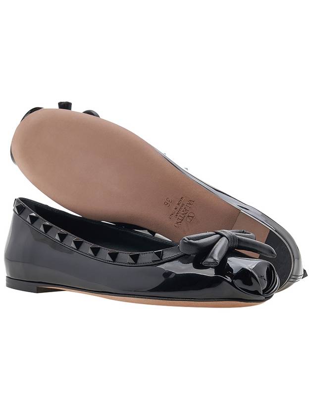 Women's Rockstud Flats Black - VALENTINO - BALAAN 6