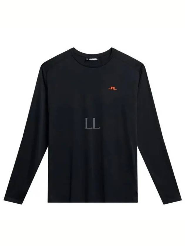 Men's Diamond Long Sleeve T-Shirt Black - J.LINDEBERG - BALAAN 2