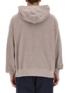 ORB Logo Organic Cotton Zip-Up Hoodie Grey Mink - VIVIENNE WESTWOOD - BALAAN 4