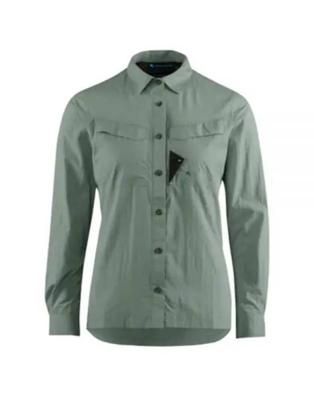 Shin LS Shirt Women Green Lake 10372 590 - KLATTERMUSEN - BALAAN 1