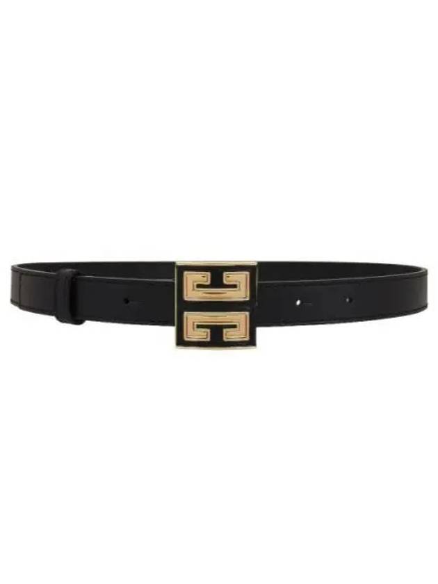 4G Leather Belt Black - GIVENCHY - BALAAN 2