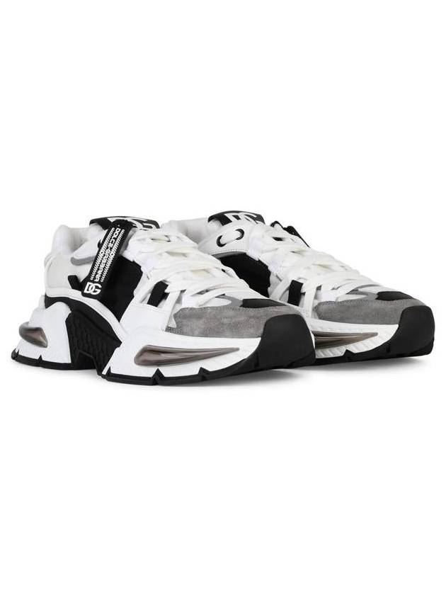 Airmaster Low Top Sneakers Black White - DOLCE&GABBANA - BALAAN 3