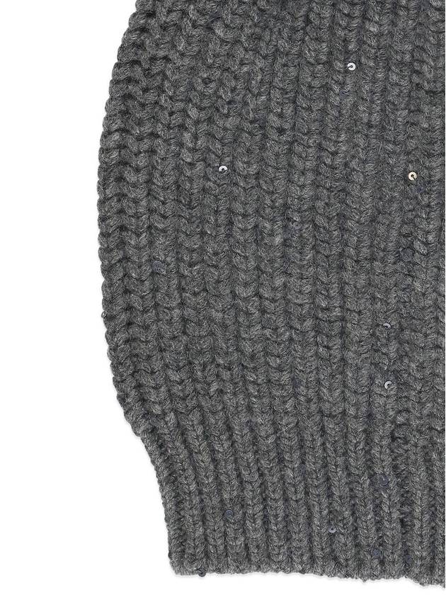 Hat M32373999 CJ079 GRAY - BRUNELLO CUCINELLI - BALAAN 4