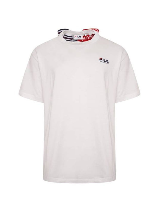 Fila Triple Neck Short Sleeve T-Shirt White - Y/PROJECT - BALAAN 1