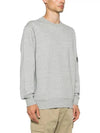 Diagonal Raised Fleece Lens Sweatshirt Grey - CP COMPANY - BALAAN 4