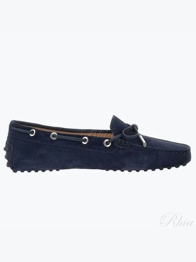 Gommino Suede Driving Shoes Blue - TOD'S - BALAAN 2