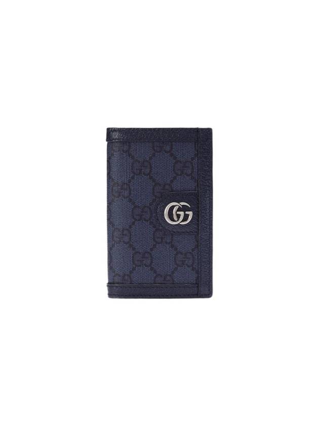 Ophidia GG Long Card Case Dark Blue - GUCCI - BALAAN 1