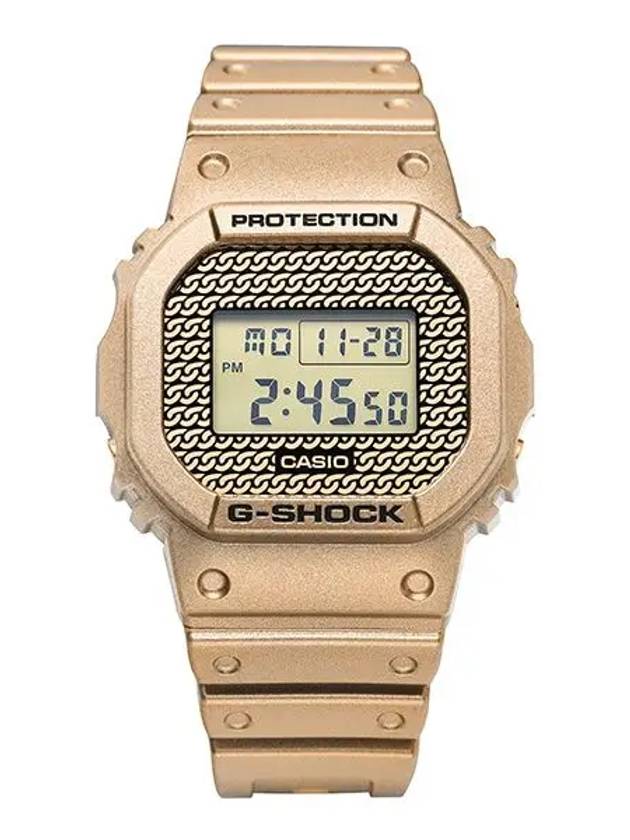 DWE 5600HG 1DR 5600 Series Digital Square Gold Metallic Men s Urethane Watch - G-SHOCK - BALAAN 4