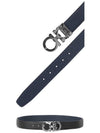 Gancini Double Sided Free Cutting 67 A161 ULTRAMARINE 749909 Men s Belt - SALVATORE FERRAGAMO - BALAAN 3