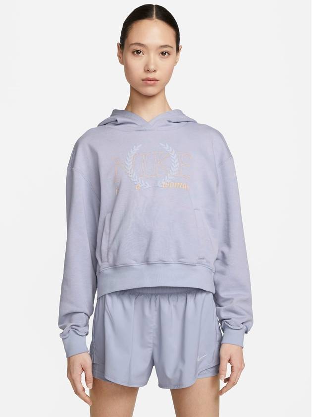 Hooded Sweatshirt DX0176 519 Lavender WOMENS M L Asian Fit - NIKE - BALAAN 1