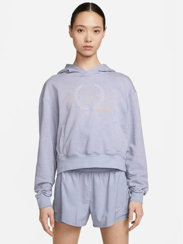 Hooded Sweatshirt DX0176 519 Lavender WOMENS M L Asian Fit - NIKE - BALAAN 1