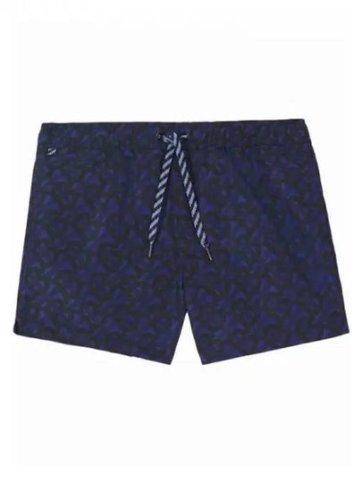 Logo String Swim Shorts Blue - BURBERRY - BALAAN 2