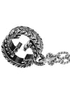 Women's Interlocking G Pendant Necklace Silver - GUCCI - BALAAN 4