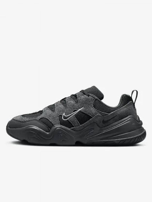 Tech Hera Low Top Sneakers Anthracite Black - NIKE - BALAAN 2