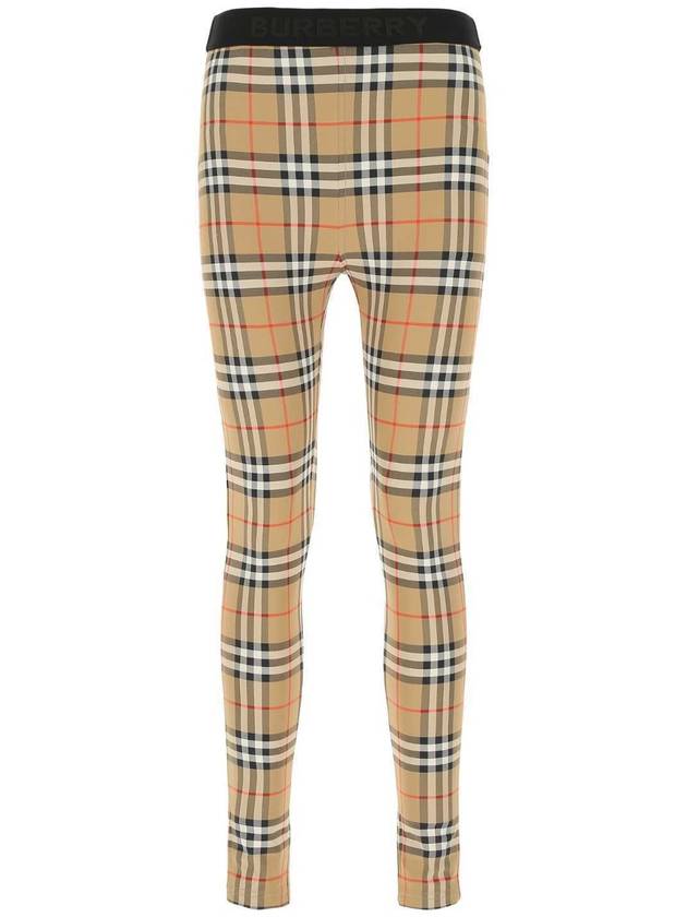 Women's Vintage Check Leggings Beige - BURBERRY - BALAAN 2