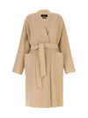 ERIS Belted Wool Coat Beige 2425016011 065 - MAX MARA - BALAAN 1