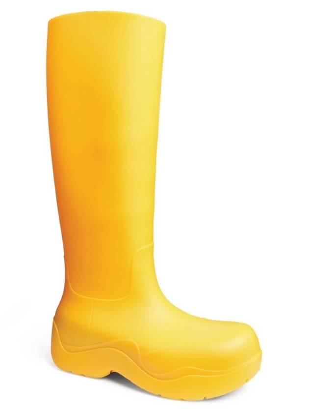 Rubber High Puddle Rain Boots Egg York - BOTTEGA VENETA - BALAAN.