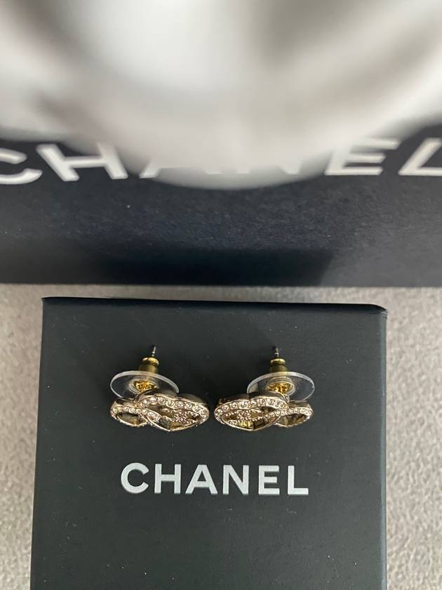 CC logo earrings heart earrings gold ABB666 - CHANEL - BALAAN 8