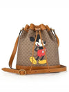 GG Disney Mickey Small Bucket Bag Brown - GUCCI - BALAAN 2