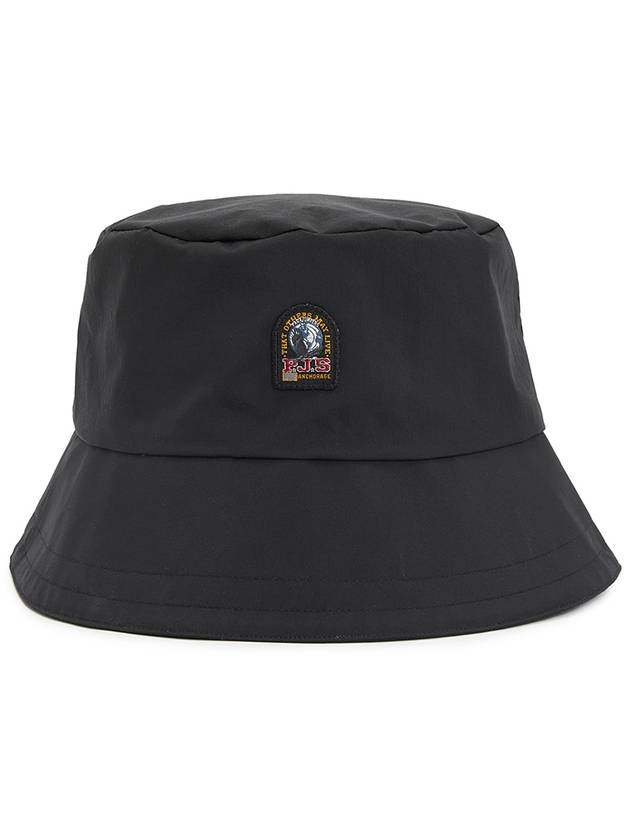 Logo Patch Bucket Hat Black - PARAJUMPERS - BALAAN 3