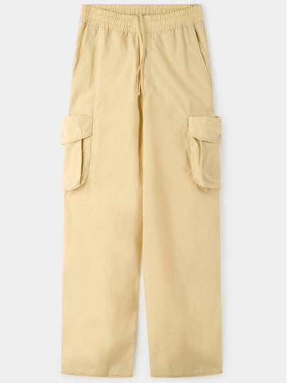 Elastic Cargo Straight Pants Beige - SUNNEI - BALAAN 2