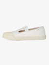 On The Deck Tabi Cotton Ballerina Flats Shoes White - MAISON MARGIELA - BALAAN 2