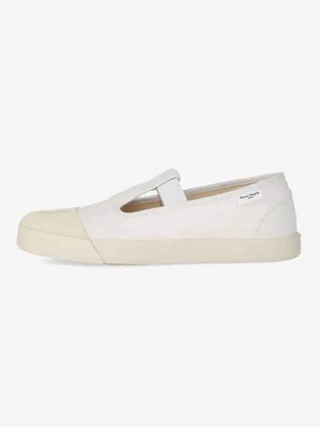 On The Deck Tabi Cotton Ballerina Flats Shoes White - MAISON MARGIELA - BALAAN 2