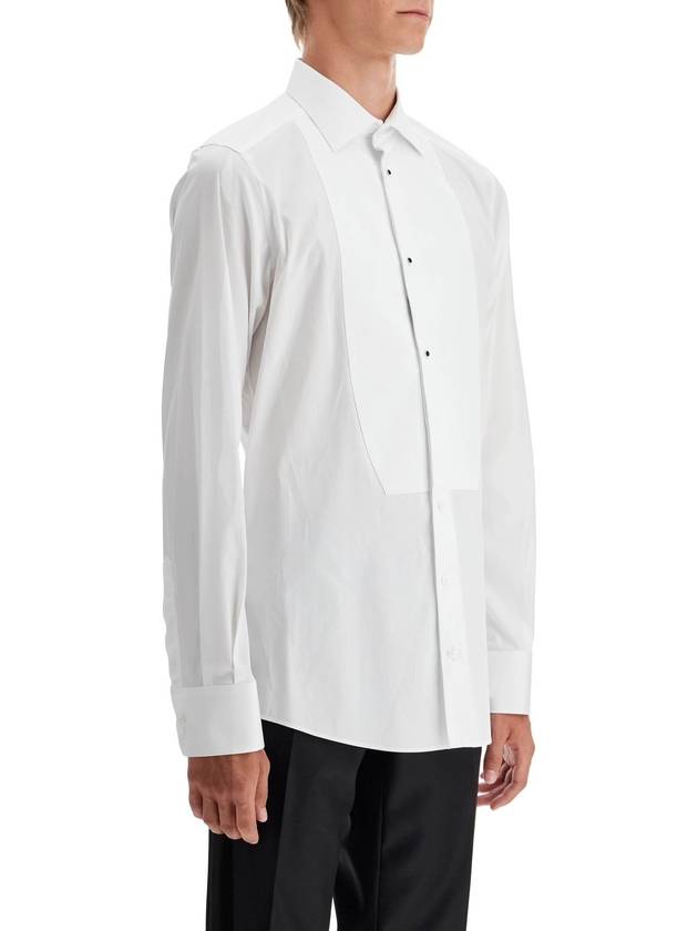 24 ss Cotton Shirt WITH FRONTAL PLASTRON G5EN5TFU5U8W0800 B0650034790 - DOLCE&GABBANA - BALAAN 3