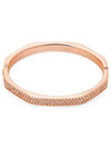 Dextera Bangle Octagon Shape Bracelet White Rose Gold - SWAROVSKI - BALAAN 1