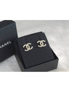 CC Logo Pearl Stud Earrings Gold - CHANEL - BALAAN 6