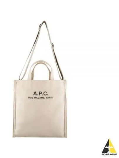 Recovery Logo Printing Cotton Tote Bag Beige - A.P.C. - BALAAN 2