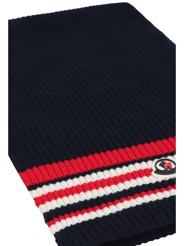 Moncler Wool And Cashemre Scarf - MONCLER - BALAAN 3