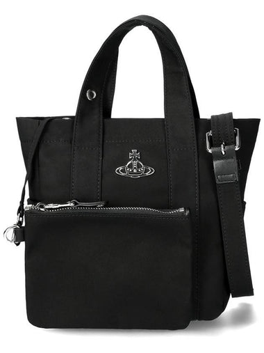 Small Mullay Tote Bag Black - VIVIENNE WESTWOOD - BALAAN 1