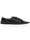 Logo Canvas Deck Low Top Sneakers Black - STONE ISLAND - BALAAN 2