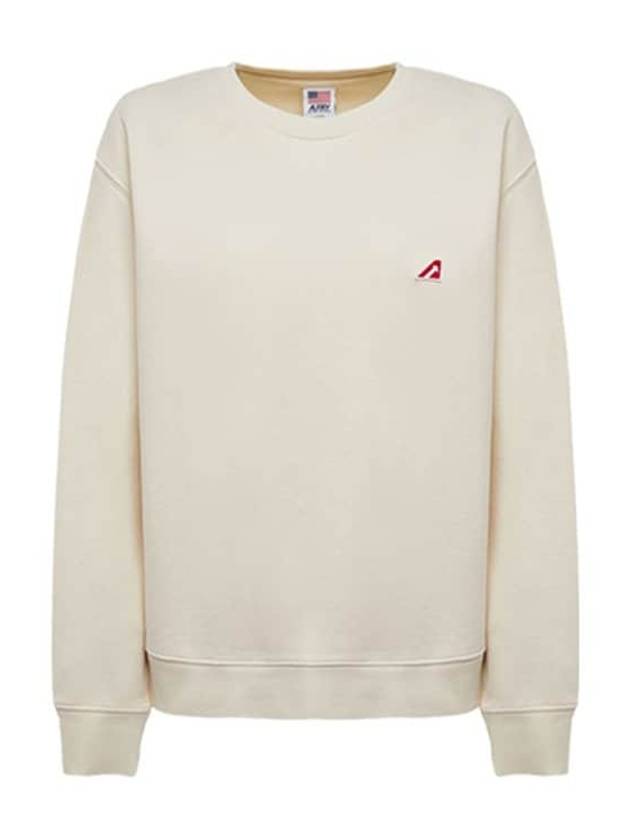 Women's Tennis Academy Sweatshirt Beige - AUTRY - BALAAN 2