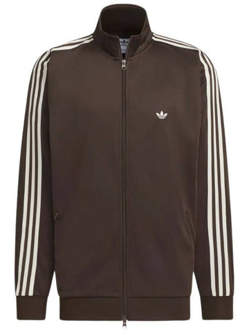 Originals Track Jacket Gender Neutral Dark Brown Wonder White KR JD5267 - ADIDAS - BALAAN 1