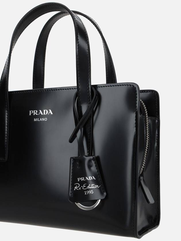 Re-Edition 1995 Brushed Leather Hand Mini Bag Black - PRADA - BALAAN 6