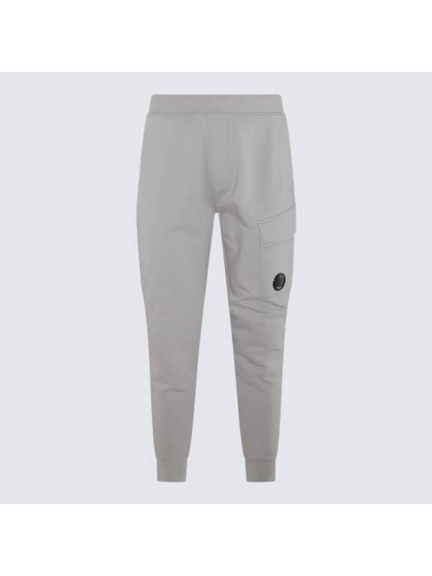 Diagonal Raised Fleece Cargo Track Pants Grey - CP COMPANY - BALAAN 1