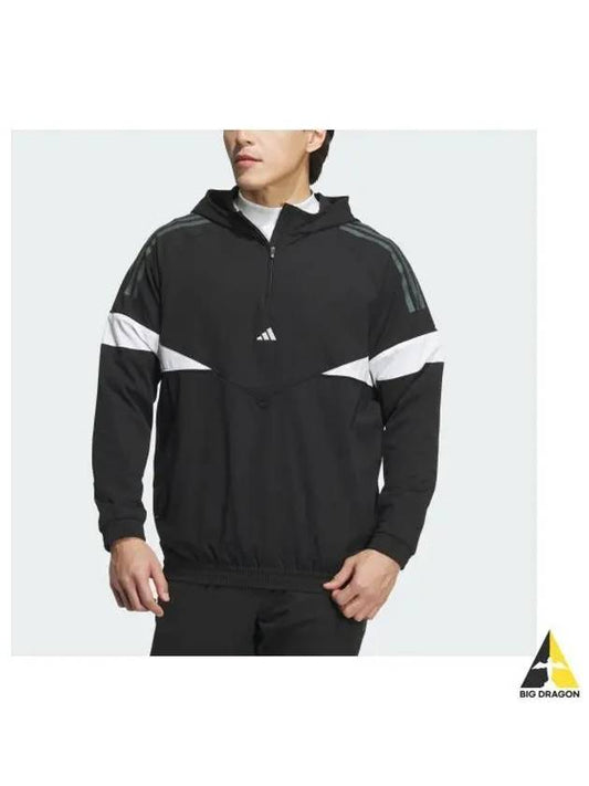 adidas GOLF twist weave long sleeve track hood pullover IM7221 - ADIDAS GOLF - BALAAN 1